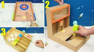 3 Amazing Cardboard Crafts Games You Can DIY