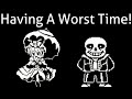 Having A Worst Time! - Reacting To The Undertale DDD Genocide Sans & Yukrai Vs. Chara Fight