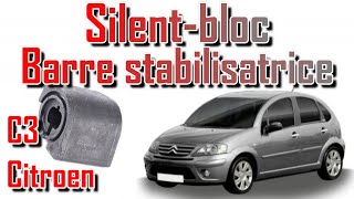 Remplacer silent bloc de barre stabilisatrice Citroën C3