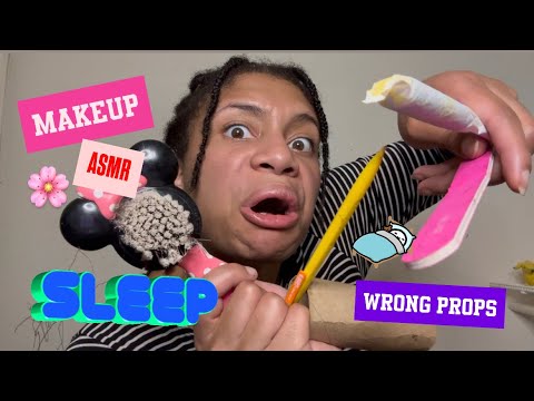 Wrong Props Makeup Asmr Youtube