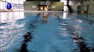 Functional evaluation during swimming w/ K4b2 and Aquatrainer at Laboratório de Biomecânica do Porto