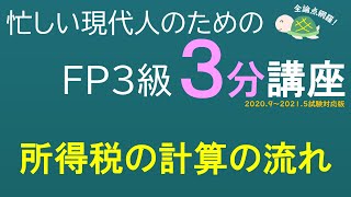 ＦＰ３級３分講座タックス06－所得税の計算の流れ