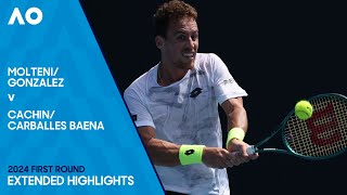 Gonzalez/Molteni v Carballes Baena/Cachin Extended Highlights | Australian Open 2024 First Round
