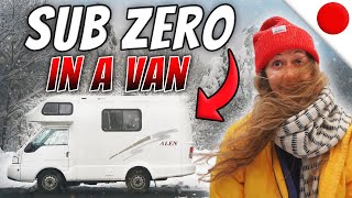I CAN'T FEEL MY FACE! Can We Survive Winter Vanlife Japan?