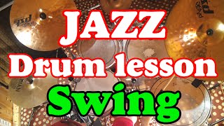 Jazz Swing Сoordination Drum lesson Как научиться играть джаз на барабанах Уроки игры на барабанах