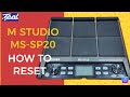 Mstudio Ms-sp20 || How To Reset ||sampler /percussion|| Taal Musicals || Ph:9392113553.