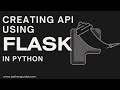 Creating API using Flask in Python | Python Flask API Tutorial | API Python Beginners Tutorial