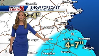 Video- A Snowy Morning, Bigger Storm Late Sunday