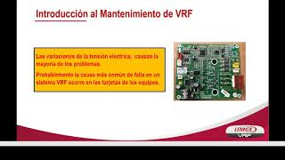 Lennox VRF - Recomendaciones Mantenimiento Preventivo