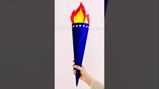 Olympic Torch#olympictorch #olympicflame #paperfire #diy