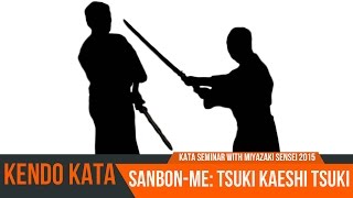 Kendo Kata No.3 (Sanbon-me) with Miyazaki sensei 2015