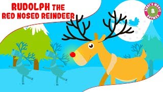 Rudolph The Red Nosed Reindeer | Christmas Songs for kids with lyrics | Carols | Reindeer Song