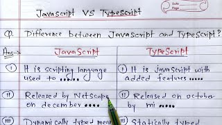 Difference Between Javascript & Typescript | Web Development | Learn Coding