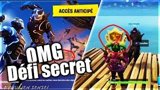 defi secret de la cinquieme semaine de la saison 4 fortnite palier gratuit - defi fortnite semaine 5 saison 4