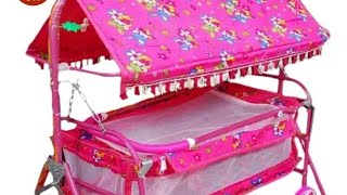 AVANI METROBUZZ Mosquito Net Jhulla Cradle with Swing for New Born Baby 1-2 Years Babies-Newborn