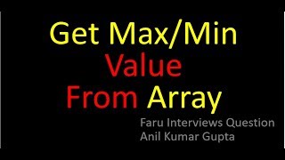 How Can Get Max Value from Array in PHP (1 to 4 years)