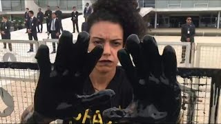 Greenpeace invade Palácio do Planalto | AFP