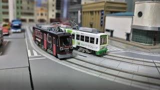 豊橋鉄道市内線　鉄道模型　路面電車　n tram　ほっトラム