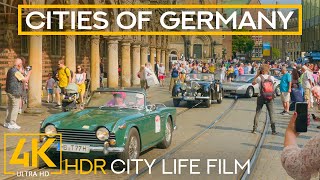 Beautiful Cities of Germany in 4K HDR - City Life of Hamburg, Bremen, Düsseldorf, Dortmund & Lübeck