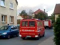 alter rüstzug freiwillige feuerwehr großwechsungen zur brandübung in großwerther 2012