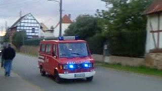 (alter) Rüstzug Freiwillige Feuerwehr Großwechsungen, zur Brandübung in GroßWerther 2012