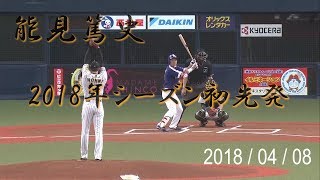 能見篤史 2018年シーズン初先発の全投球！