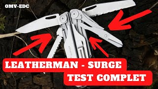 LEATHERMAN - SURGE test complet, parfait pour une pince polyvalente en edc