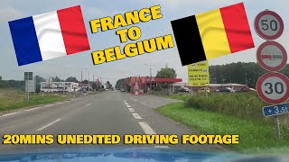 France To Belgium  - Rural Road Trip - Unedited Driving Footage #countryside #driving #scenery