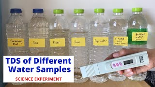 Total Dissolved Solids | TDS of Different Water Samples | Experiment