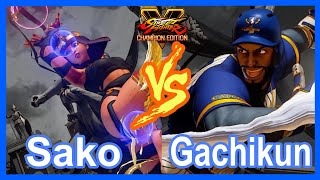 SFV Sako (Menat) VS Gachikun (Rashid)