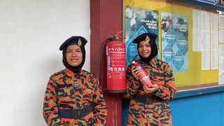 Montaj fire drill (kadet bomba)  SM SAINS KUALA TERENGGANU