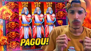 EU ARRISQUEI 12.000$ NO ZEUS VS HADES  *SAQUEI AO VIVO*