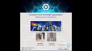 TTMD Webinar - Sanayide Enerji Verimliliği Uygulamaları ve Teşvikler