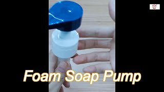 plastic foam pump hand sanitizer cosmetic press foam pump for dispenser bottle