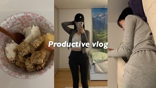 vlog. 6am기상 브이로그. 가을이오니 새벽이 더 춥다 | 헬스 다시 시작 | 러닝 + 헬스 병행 | 입 터진 주간(매번 터짐;) | 롱샴 숄더백 라지 | 건강 챙기기