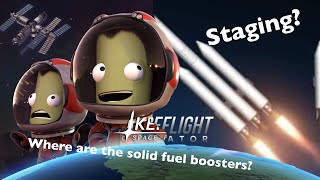When a kerbal space program player plays Spaceflight Simulator for the first time