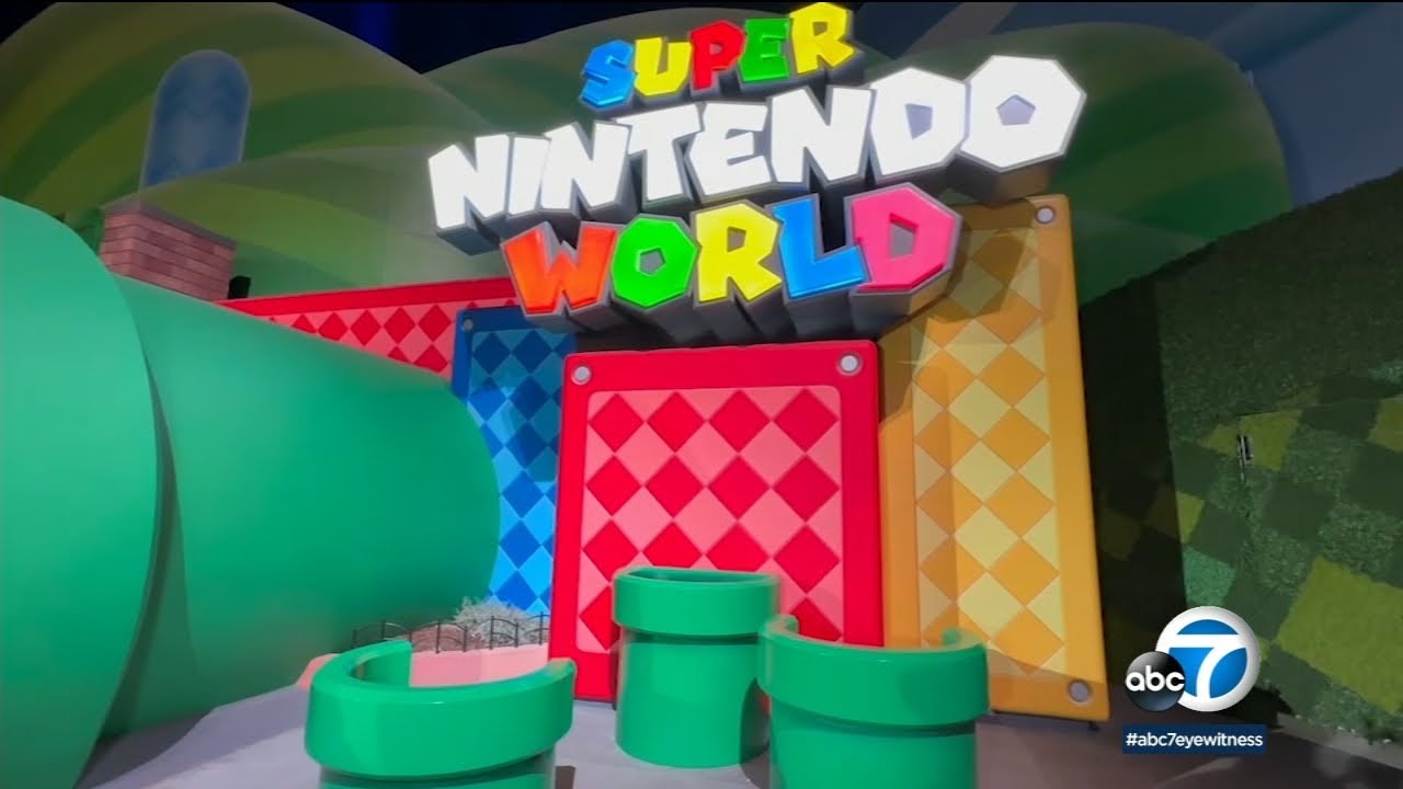 Super Nintendo World Ready To Open At Universal Studios Hollywood - YouTube