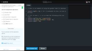Code Academy JavaScript 13/28