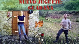 ¡AYUDA! ¿Alguien sabe cómo usar una GUADAÑA? #guadaña