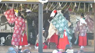 神楽奉納 二十番 庭火 重岡岩戸神楽（於）三十三番大神楽祭 福良天満宮