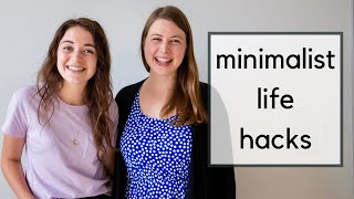 15 Minimalist Life Hacks | Collab with Ashlynne Eaton