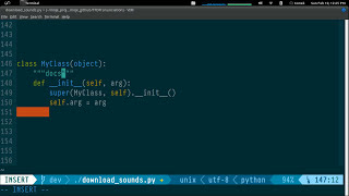 Vim-snipmate and python