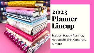 2023 Planner Lineup - B6 Stalogy, Hobonichi, Erin Condren, Wonderland 222, Happy Planner, & more