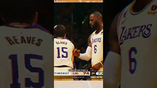 LAKERS Game 6 win Lebron React to Austin Reaves Bucket #shorts