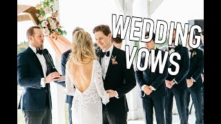 Wedding Vows | *GROOM IN TEARS*