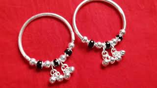 Baby silver bangle/latest silver bangles/छोटे बच्चों के लिए चांदी के कड़े