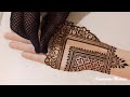 Simple front hand Mehandi design |Henna design |@namsees_henna