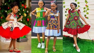 CUTE ANKARA STYLES FOR KIDS,LOVELY DRESSES FOR KIDS,KIDS ANKARA STYLES