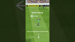 Tutorial for Fake touch 👍#efootball #tutorial #tutorials #skills #shorts #football #footballshorts