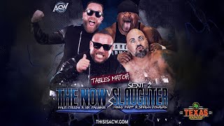 ACW Preview: Tag Team Tables Showdown – The NOW vs. Sent2Slaughter